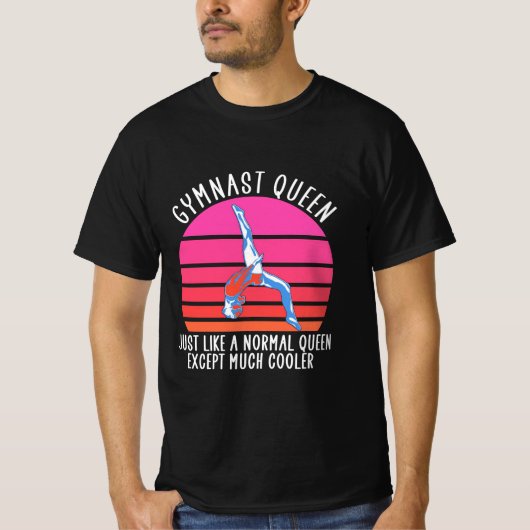 Gymnast Queen T-shirt (Voorkant)