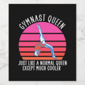 Gymnast Queen Wijn Etiket (Enkel label)