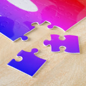 Gymnast Rainbow Camouflage Legpuzzel (Zijkant)