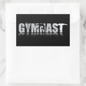 GYMNAST Rechthoek Sticker (Tas)