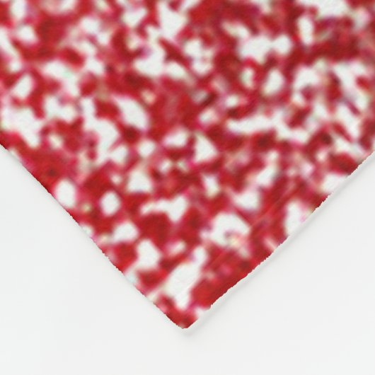 Gymnast Red, White en Blue Sparkle Fleece Deken (Hoek)