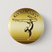 GYMNAST RONDE BUTTON 5,7 CM (Voorkant)