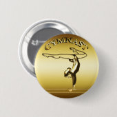 GYMNAST RONDE BUTTON 5,7 CM (Voorkant /achterkant)