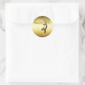 GYMNAST RONDE STICKER (Tas)