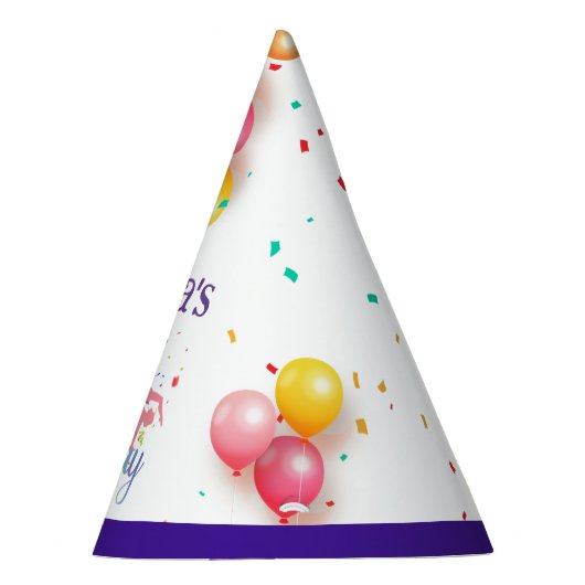 Gymnast schattige kinderen verjaarfeest met kleurr feesthoedjes (Rechts)