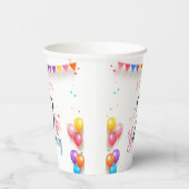 Gymnast schattige kinderen verjaarfeest met kleurr papieren bekers (Rechts)