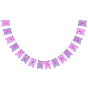 Gymnast schattige kinderen verjaarfeest met kleurr vlaggetjes