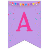 Gymnast schattige kinderen verjaarfeest met kleurr vlaggetjes (Tweede vlag)