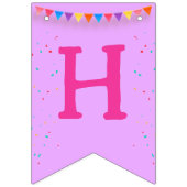 Gymnast schattige kinderen verjaarfeest met kleurr vlaggetjes (Eerste vlag)