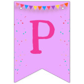 Gymnast schattige kinderen verjaarfeest met kleurr vlaggetjes (Derde vlag)