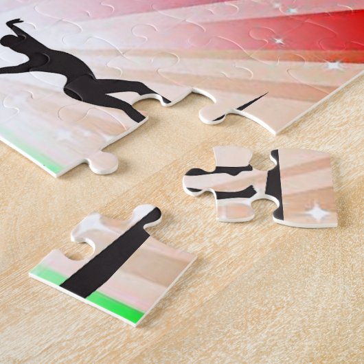 GYMNAST SHIMMERING LIGHTS GEPUBLICEERD! LEGPUZZEL (Zijkant)