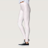 gymnast silhouette op lichtroze textuur leggings (Links)