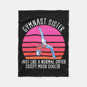 Gymnast Sister Fleece Deken (Voorkant)