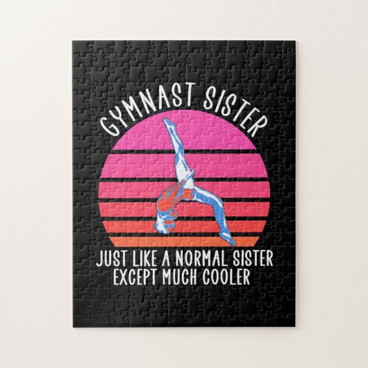Gymnast Sister Legpuzzel (Verticaal)