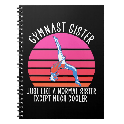 Gymnast Sister Notitieboek (Voorkant)