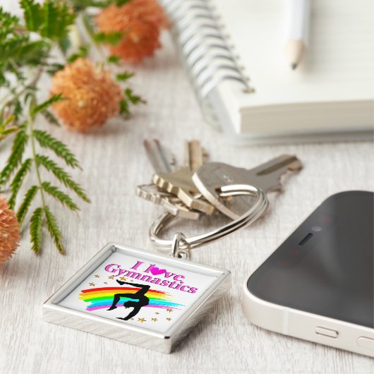 GYMNAST SLEUTELHANGER (Zijkant)