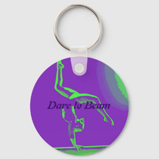 Gymnast sleutelhanger "Dare to Beam"