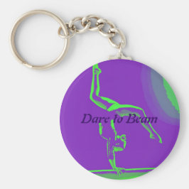 Gymnast sleutelhanger "Dare to Beam"
