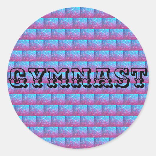 Gymnast Sparkle Stickers (Voorkant)
