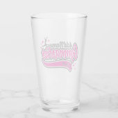 Gymnast Split Leap Gymnastiek op maat Glas (Achterkant)