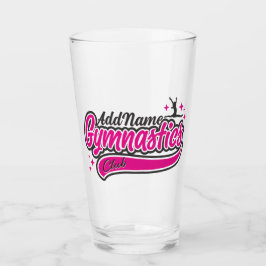 Gymnast Split Leap Gymnastiek op maat Glas
