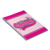 Gymnast Split Leap Gymnastiek op maat Notitieboek (Rechterzijde)