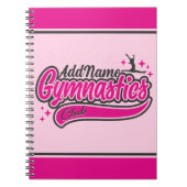 Gymnast Split Leap Gymnastiek op maat Notitieboek (Voorkant)