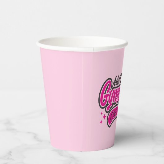 Gymnast Split Leap Gymnastiek op maat Papieren Bekers (Rechts)