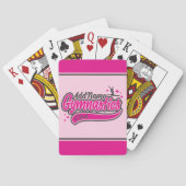 Gymnast Split Leap Gymnastiek op maat Pokerkaarten (Achterkant)