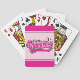 Gymnast Split Leap Gymnastiek op maat Pokerkaarten