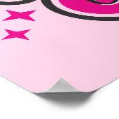 Gymnast Split Leap Gymnastiek op maat Poster (Hoek)