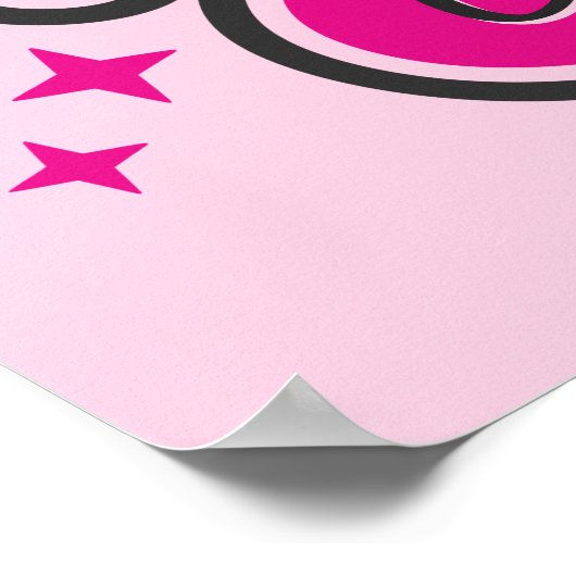 Gymnast Split Leap Gymnastiek op maat Poster (Hoek)