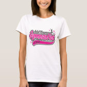 Gymnast Split Leap Gymnastiek op maat T-shirt (Voorkant)