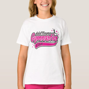 Gymnast Split Leap Gymnastiek op maat T-shirt