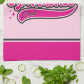 Gymnast Split Leap Gymnastiek op maat Theedoek (Gevouwen)