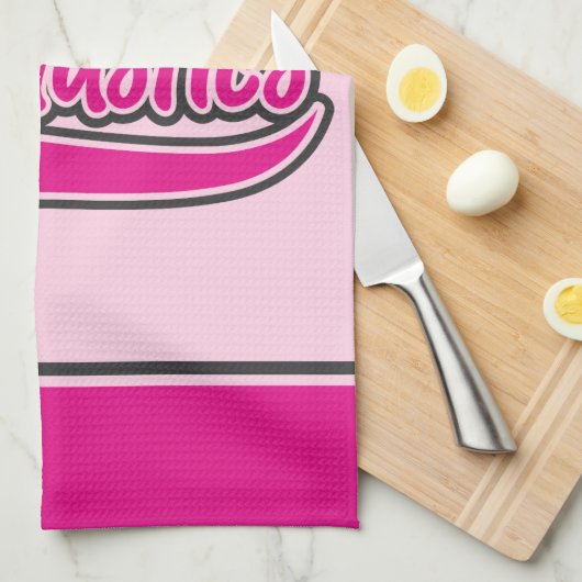 Gymnast Split Leap Gymnastiek op maat Theedoek (Quarter Fold)