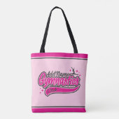 Gymnast Split Leap Gymnastiek op maat Tote Bag (Achterkant)