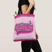 Gymnast Split Leap Gymnastiek op maat Tote Bag (Dichtbij)