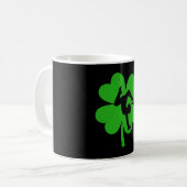 Gymnast St. Patrick's Day Irish Shamrock Koffiemok (Voorkant links)