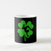 Gymnast St. Patrick's Day Irish Shamrock Koffiemok (Center)