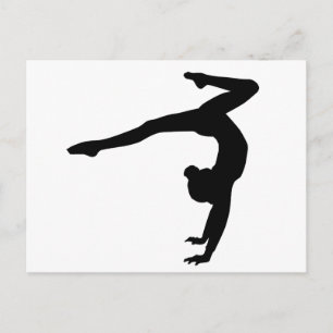 Gymnast Stag Handstand Gifts Briefkaart