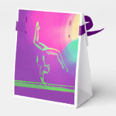 Gymnast "Succes" gunst box Bedankdoosjes (Achterkant)