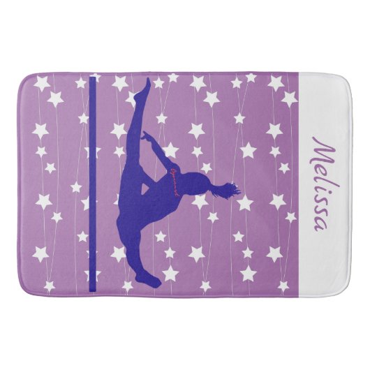 Gymnast Swirling Stars Badmat (Voorkant)