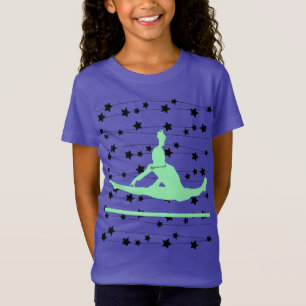 Gymnast Swirling Stars T-shirt