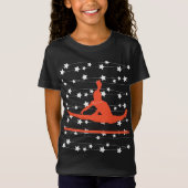 Gymnast Swirling Stars T-shirt (Voorkant)