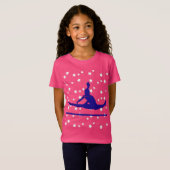 Gymnast Swirling Stars T-shirt (Voorkant volledig)