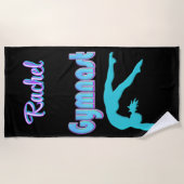 Gymnast Terug Handspring Love to Tumble Strandlaken (Voorkant)