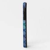 Gymnast Tribal Pattern Blue Case-Mate iPhone Case (Achterkant/links)