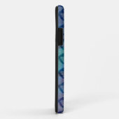 Gymnast Tribal Pattern Blue Case-Mate iPhone Case (Achterkant/rechts)