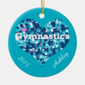 Gymnast-versiering Keramisch Ornament (Voorkant)
